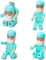 Diverse USB-Sticks Cartoon Arzt mit Mundschutz 32GB grün, USB-A, USB 2.0 Vorschaubild