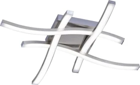 Trio Reality Route Deckenleuchte 4-flammig nickel
