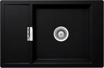 Schock Mono D-100XS Einbau Becken reversibel silverstone inkl. Schneidebrett