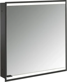 Emco Prime 2 Facelift LED-Lichtspiegelschrank 60cm mit 1 Tür, Unterputzmodell