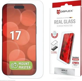 Displex Real Glass mit Mount Master für Apple iPhone 17