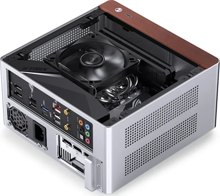 Jonsbo NV10, silber, Mini-ITX