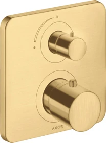 Hansgrohe Axor Citterio M Thermostat mit Absperrventil brushed gold optic
