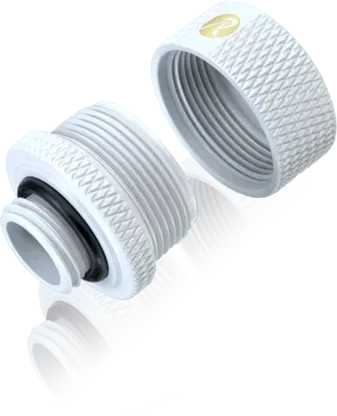 Raijintek Pelias D161806 Fitting G1/4" 16mm, weiß, 6er-Pack