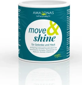 Amazonas move & shine für Gelenke und Haut vegan Pulver, 96g