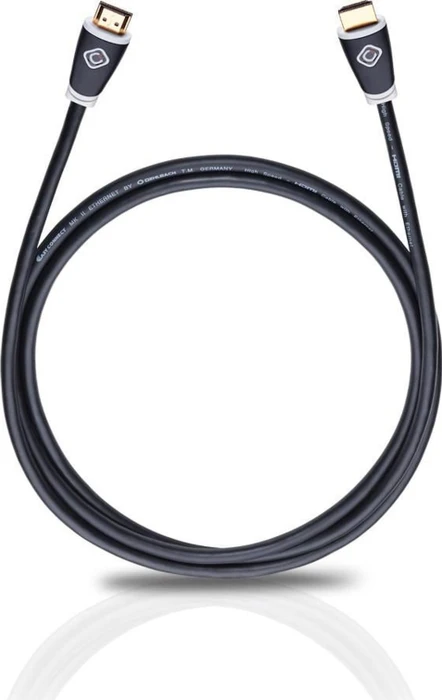 Oehlbach Easy Connect High Speed mit Ethernet HDMI 1.4 Kabel schwarz, 1.50m