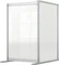 Nobo Premium Plus Erweiterung Schreibtisch-Trennwand aus Acryl, transparent/silber, 60x100cm Vorschaubild