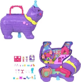 Mattel Polly Pocket - Party-Katzen-Spielset