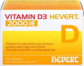 Vitamin D3 Hevert 2000 I.E. Tabletten, 120 Stück