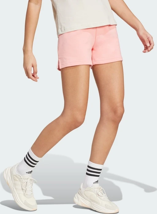 adidas Essentials Linear French Terry Shorts semi pink spark (Damen)