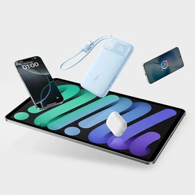 Baseus EnerFill FC11 Digital Display Power Bank 10000mAh 22.5W blau
