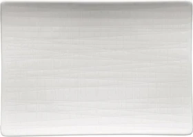 Rosenthal Mesh Weiß Platte flach 18x13cm