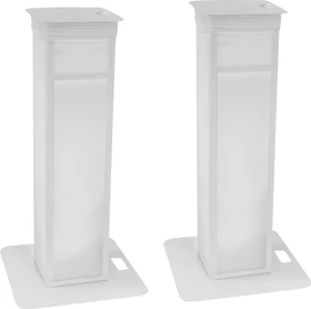 Eurolite 2x Stage Stand variabel inkl. Cover und Tasche, weiß
