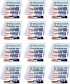 Gtiwung Batteriebox mit 4 Fächer, 12 Stk.
