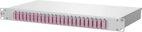 Metz Connect OpDAT fix VIK LWL-Patchpanel SC-D Kupplungen, OM4 violett, 24-Port, 1HE, 1HE