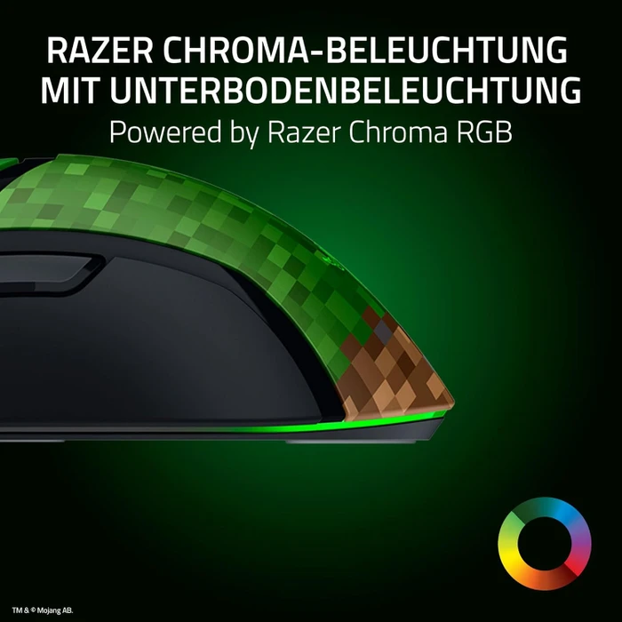 Razer Cobra Minecraft Edition, USB
