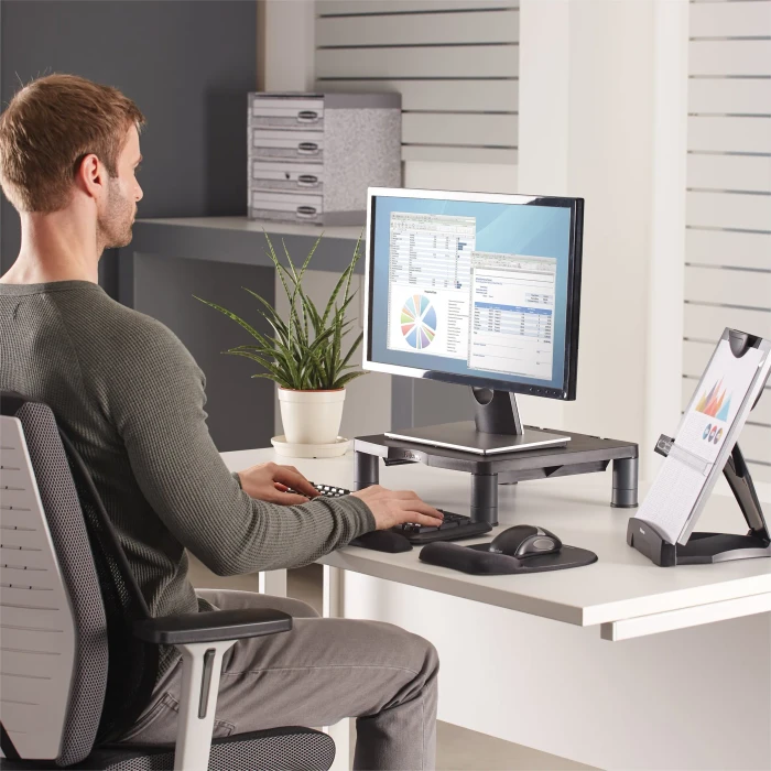 Fellowes Standard Monitor Stand Black