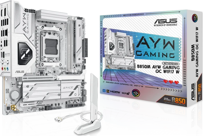 ASUS B850M AYW Gaming OC WIFI7 W (AMD AM5)