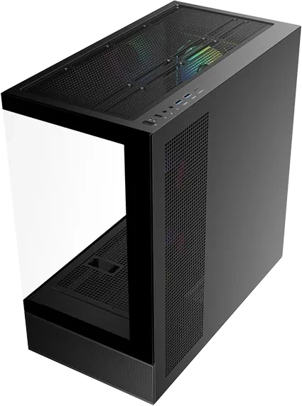 iTek Showbui 42W Black, Glasfenster