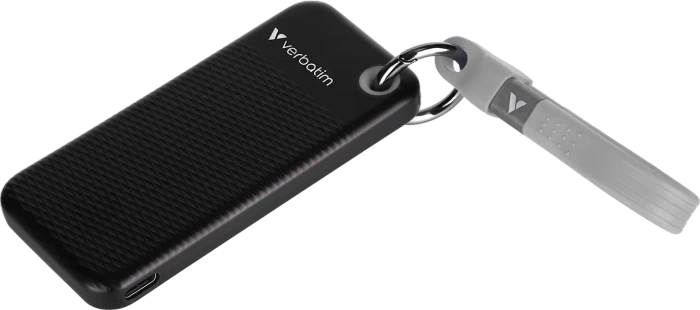 Verbatim Pocket SSD, schwarz/grau, 512GB, USB-C 3.1