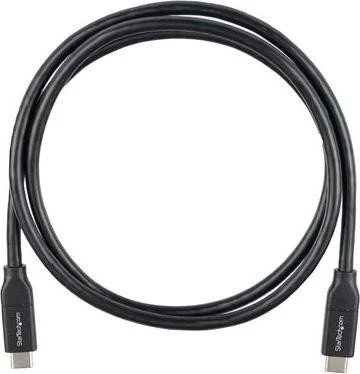 StarTech USB-C/USB-C Kabel schwarz, PowerDelivery, 1m