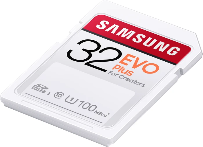 Samsung EVO Plus for Creators R100 32GB, UHS-I U1, Class 10