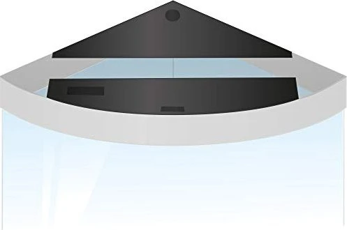 Juwel Klappensatz Trigon 190, 2-teilig, schwarz