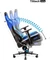 Diablo Chairs X-Player 2.0 Normal Gamingstuhl, blau/schwarz Vorschaubild