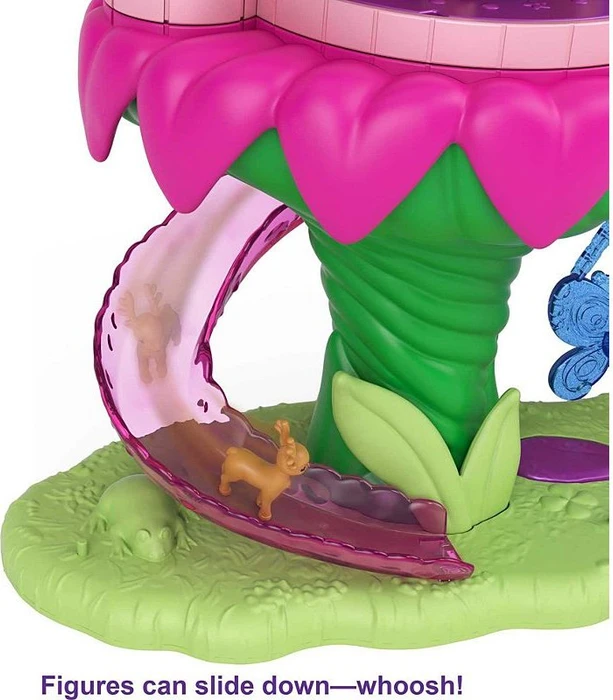 Mattel Polly Pocket - Regenbogen-Einhornspaß Feenflug