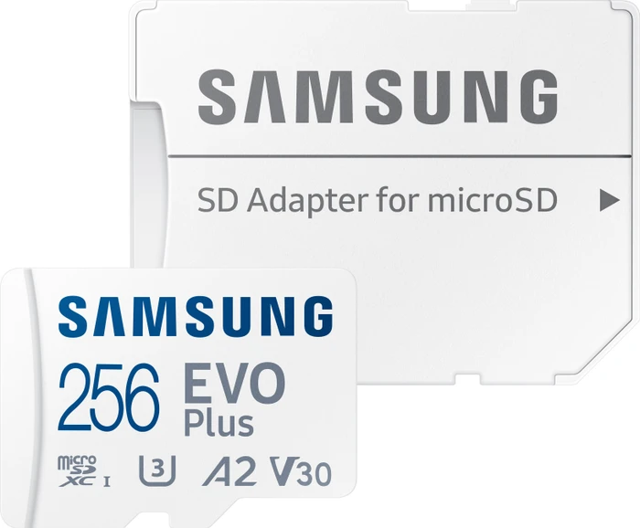 Samsung EVO Plus, microSD UHS-I U3, A1/A2, V30, Rev-K / 2021