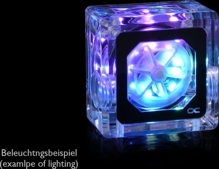 Alphacool Eisfluegel Aurora "HighFlow", Durchflusssensor mit Tachosignal