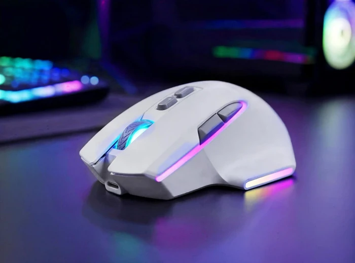 Mars Gaming MMW-VECTOR Tri-Mode Wireless weiß, USB/Bluetooth