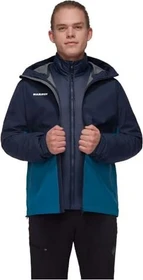 Mammut Alto Light 3in1 HS Hooded Funktionsjacke deep ice/marine (Herren)
