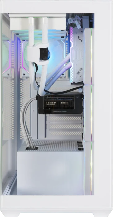 BitFenix CETO White, 4A, Lüfter LED ARGB, Glasfenster