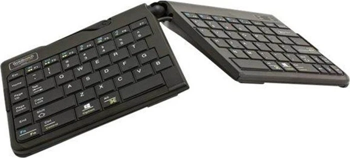 R-Go Goldtouch Travel GO2 QWERTY schwarz, Bluetooth, US