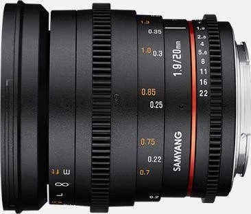Samyang 20mm T1.9 ED AS UMC für Four-Thirds