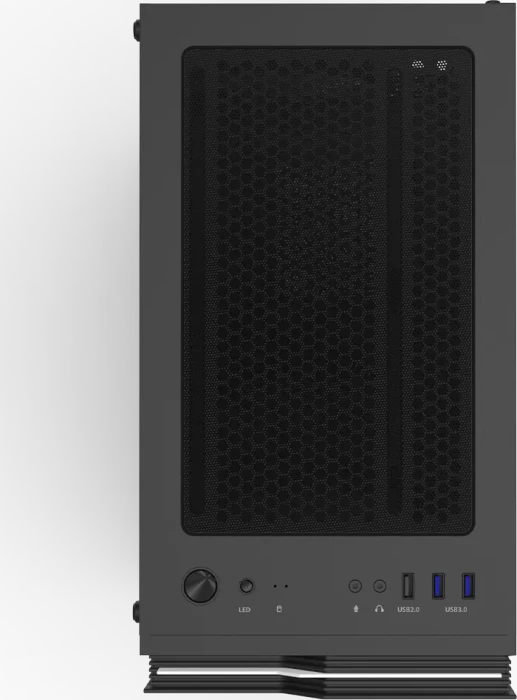 Zalman T4 Plus Black, Glasfenster