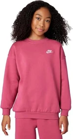 Nike Sportswear Club Fleece Oversize Sweatshirt sweet beet/white (Junior)