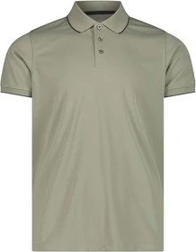 CMP Einfarbiges Pique Poloshirt kurzarm sage (Herren)