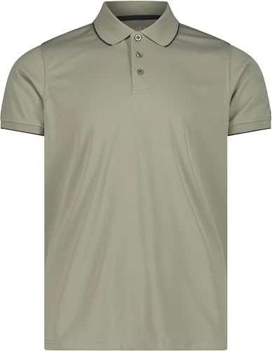 CMP Einfarbiges Pique Poloshirt kurzarm sage (Herren)