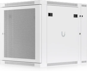 Ubiquiti 12U Rack Cabinet, 19" Wandgehäuse 12HE, Gitternetztür, weiß, 703mm tief