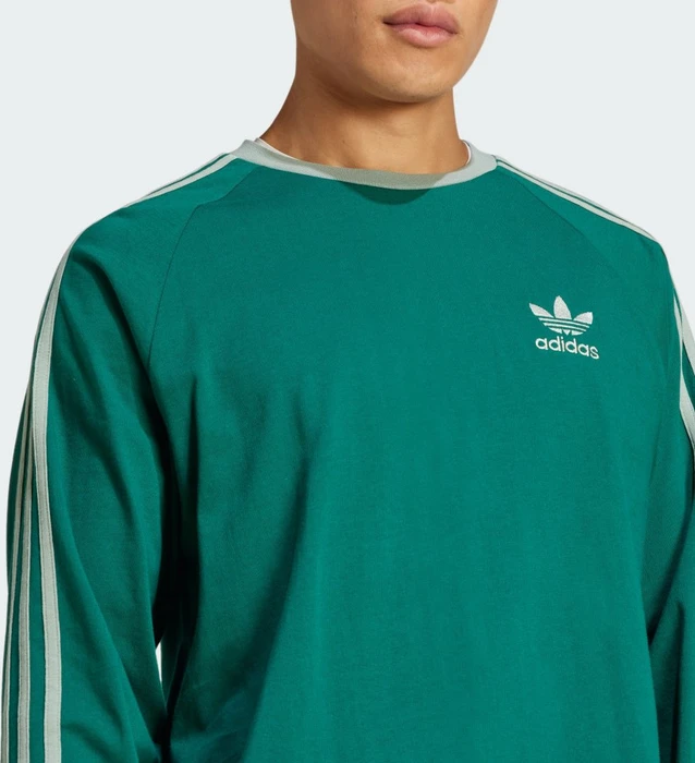 adidas Adicolor Classics 3-Streifen Sweatshirt collegiate green (Herren)