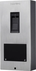 DoorBird A1122 IP Zugangskontrollsystem mit Fingerprint, 50 Mitarbeiter, Edelstahl V2A gebürstet, Aufputz
