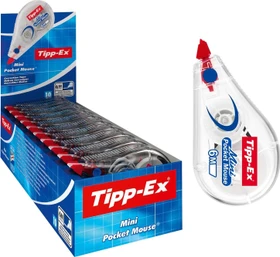 BIC Tipp-Ex Mini Pocket Mouse 5mmx6m Korrekturroller, 10er-Pack