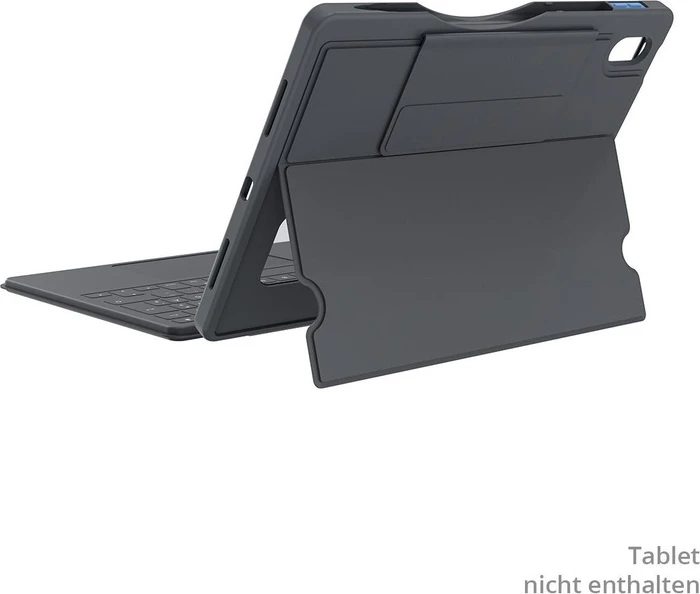 Deqster Smart Rugged Touch PLUS Keyboard für iPad 11 A16/iPad 10, grau, DE