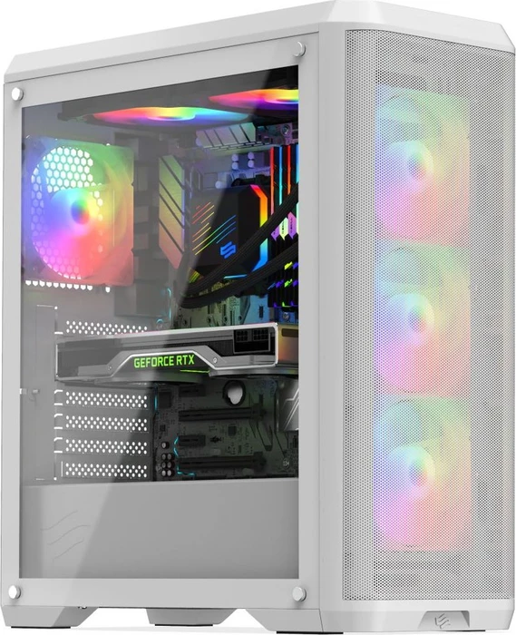 Endorfy SilentiumPC Ventum VT4V Evo TG ARGB White, Glasfenster