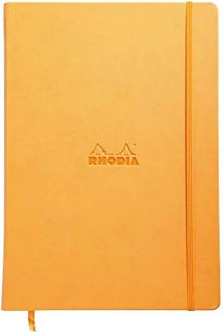 Rhodia Boutique Webnotebook, A4, glatt, Hardcover, orange, 96 Blatt