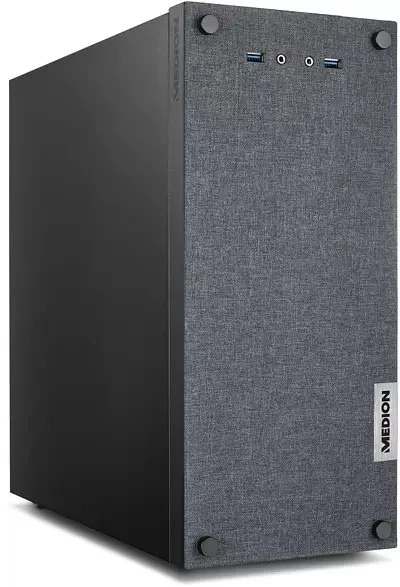 Medion Akoya E66016, grau, Core i5-10400F, 8GB RAM, 512GB SSD, GeForce GT 1030