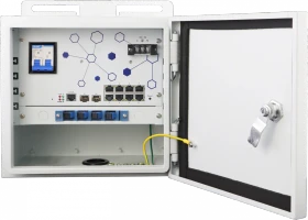 LevelOne OSW-1000 Industrial Wallmount Gigabit Managed Switch, 8x RJ-45, 2x SFP, 185W PoE++ (OSW-1061)