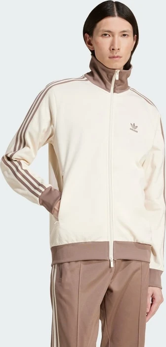 adidas Adicolor Classics Beckenbauer Originals Trainingsjacke wonder white/trace brown (Herren)